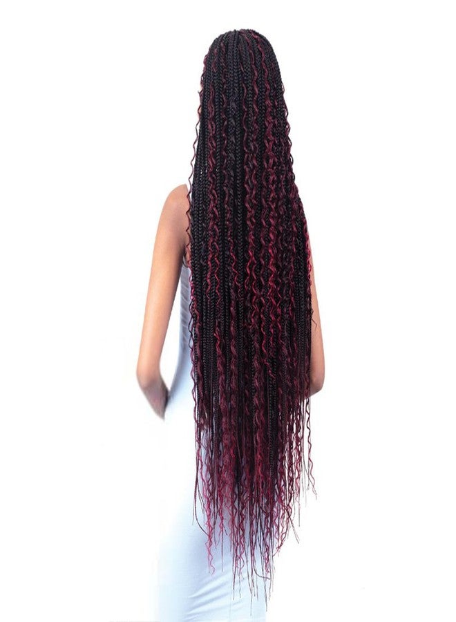 Glance ModelModel Crochet Braids 3X Pre-Stretched Boho Box Braids Extra Long 38" (pack of 2, HT430) - Image 3